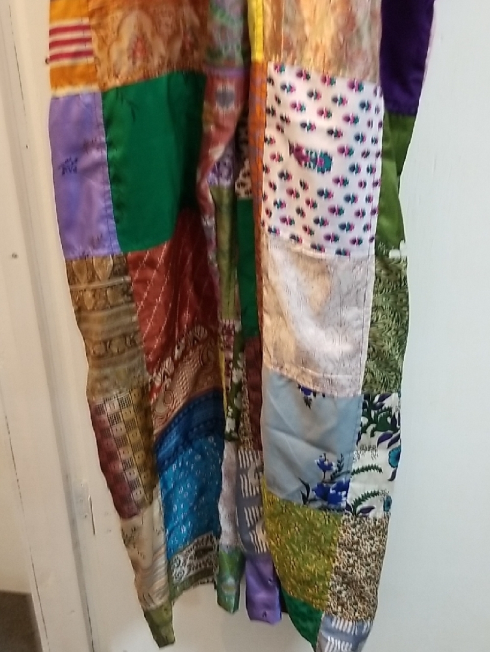 Bohemian Patchwork Overalls - Multicolor - Picture 4 of 6